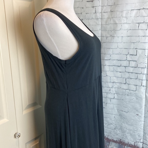 Columbia PFG Cotton Blend Maxi Dress XL Black Hike Camping Fishing Granola Girl - Picture 9 of 16